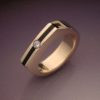 14k gold ring with diamond