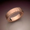 Textured 14k Rose Gold Wedding Band